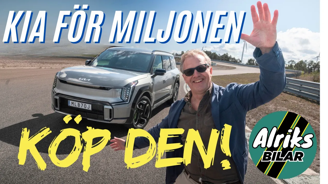 KIA EV9 GT – Är elbil för miljonen vettigt? 8 växlar och 508 hk!