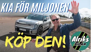 KIA EV9 GT – Är elbil för miljonen vettigt? 8 växlar och 508 hk!