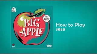 How to Play Big Apple | Solo Mode