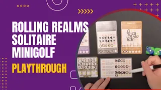 Rolling Realms Solitaire Minigolf Hole#4 Playthrough | Danicha