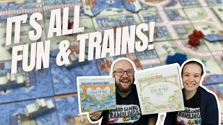 It's all fun and trains! - Railroad Tiles Board Game Review