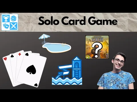 7 Wonders Duel? Nope! Seven Waters [Solo Card Game Playthrough]
