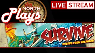 Survive: Escape from Atlantis Board Game Gameplay | All Expansions (Twitch/YouTube Live Stream)