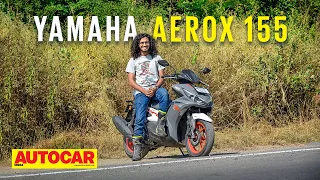 2021 Yamaha Aerox 155 review - It's an R15 at heart! | First Ride | Autocar India