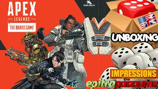 Apex Legends The Board Game & Expansions - Unboxing & First Impressions (EN) | Epitrapaizoume