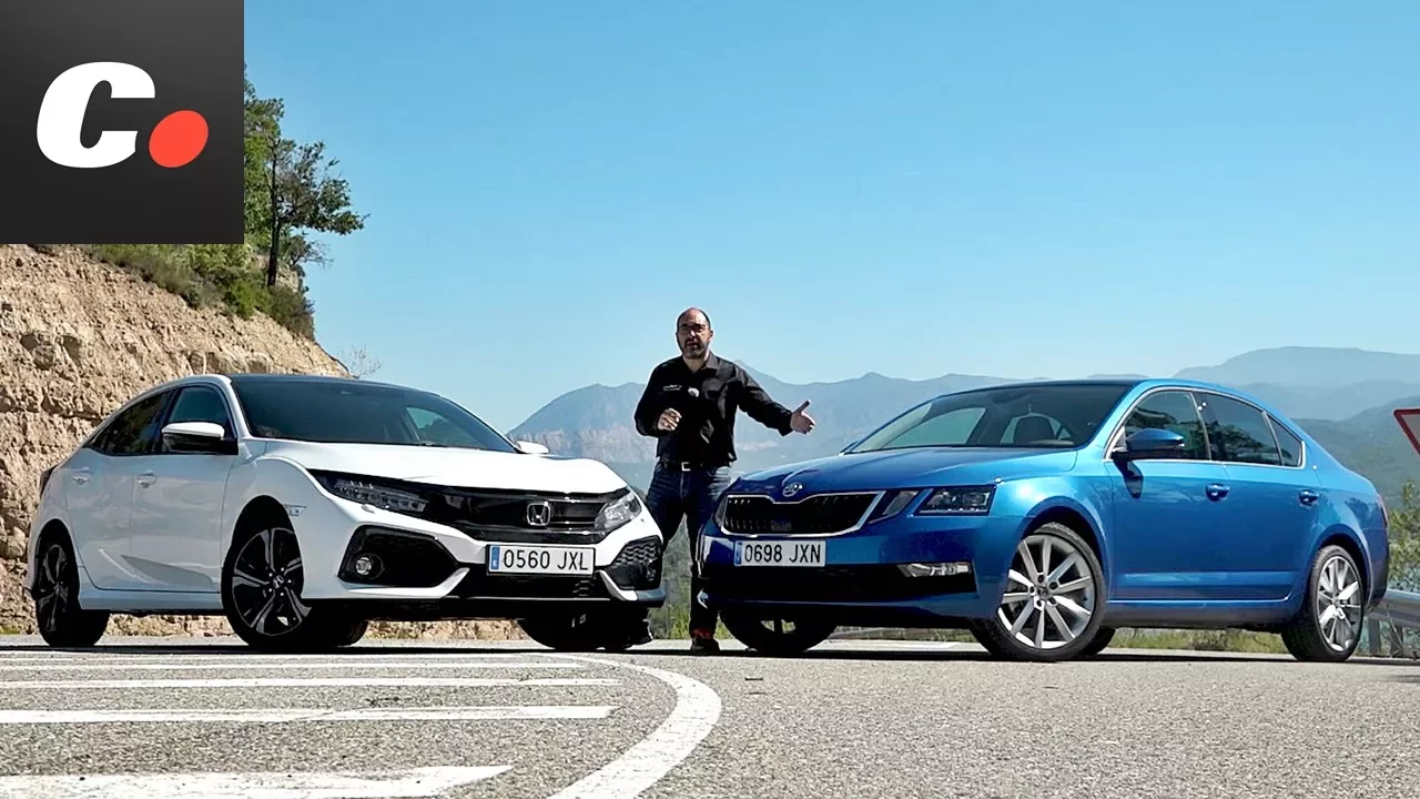 Honda Civic vs Skoda Octavia | Comparativa | Prueba / Test /Review en español | coches.net