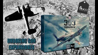 303 Squadron, unboxing juego base y expansiones