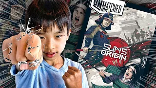 Unmatched: Suns Origin Unboxing and Review | Restoration Games
