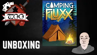 Camping Fluxx Board Game Unboxing