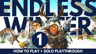 Endless Winter: Paleoamericans | PART 1 | How to Play | Solo Board Game Playthrough