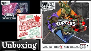 Unmatched Adventures: Teenage Mutant Ninja Turtles KICKSTARTER - Unboxing