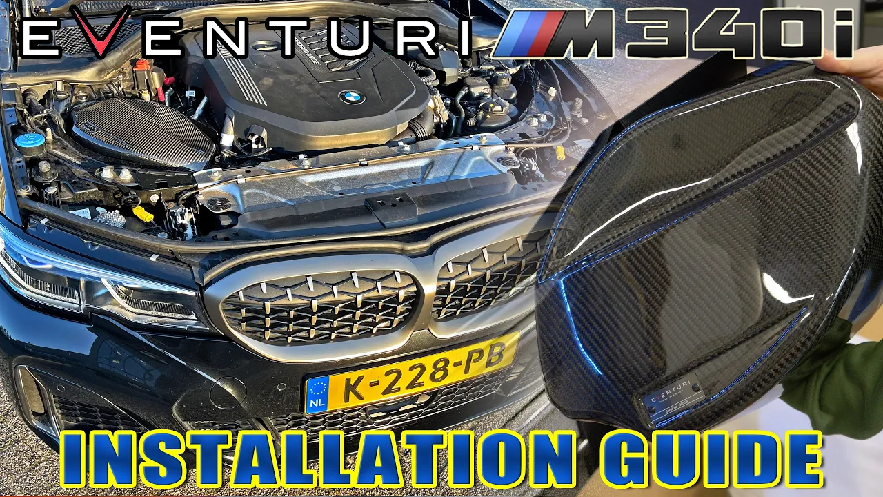 Eventuri Carbon Air Intake BMW M340i B58 - STEP by STEP Installation & SOUND