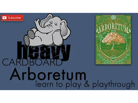 Heavy Cardboard Teaches Arboretum & Full Playthrough!