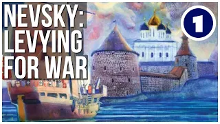 Nevsky Playthrough | GMT Games | Volko Runhke | Teutons & Rus Levy & Campaign - Episode 1