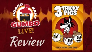 3 TRICKY PIGS Review - A Perfect Game for Introducing Trick-Taking To The Family During the Holidays