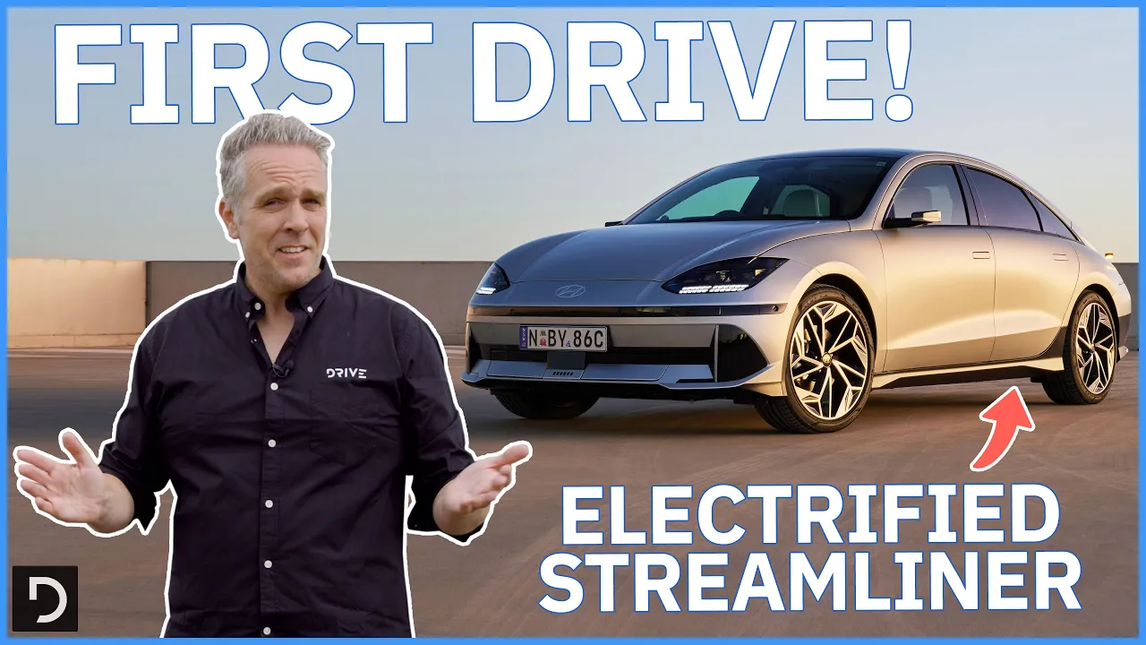 2023 Hyundai Ioniq 6 | First Drive of Hyundai's Electrified Streamliner | Drive.com.au