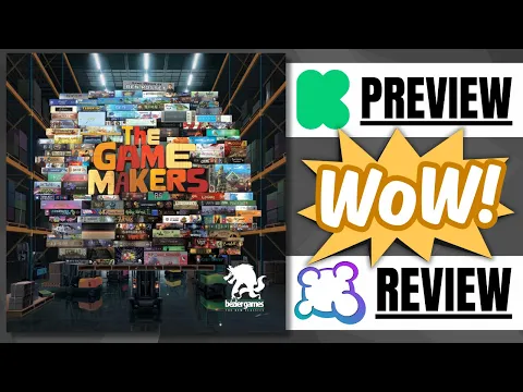 The Game Makers - Kickstarter Preview & Review!