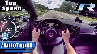 2018 VW GOLF R ACCELERATION & TOP SPEED - AUTOBAHN POV - by AutoTopNL