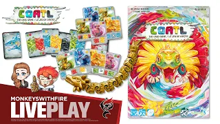 COATL: THE CARD GAME - SYNAPSES GAMES | BOARD GAME LIVE PLAY |