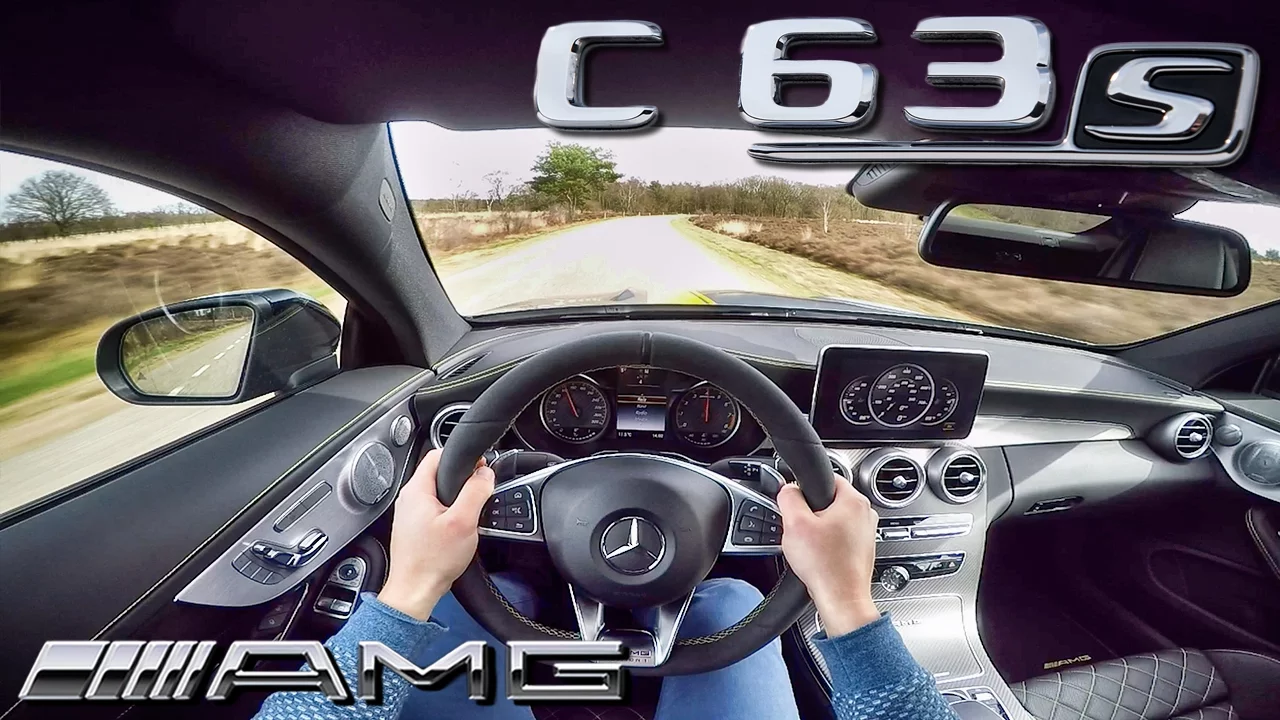 Mercedes C63 S AMG COUPE Edition1 POV Test Drive 4.0 V8 BiTurbo SOUND by AutoTopNL