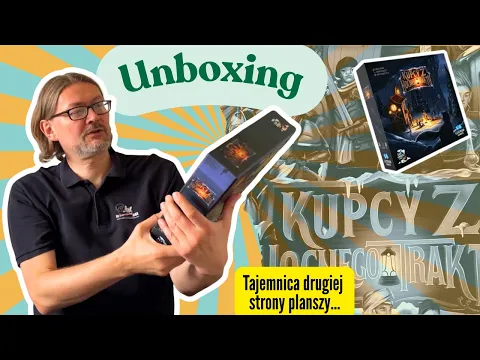 Kupcy z Nocnego Traktu | Unboxing | Tajemnica 2 strony planszy i magnetyczne koło