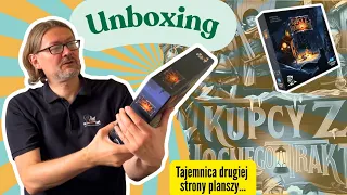 Kupcy z Nocnego Traktu | Unboxing | Tajemnica 2 strony planszy i magnetyczne koło