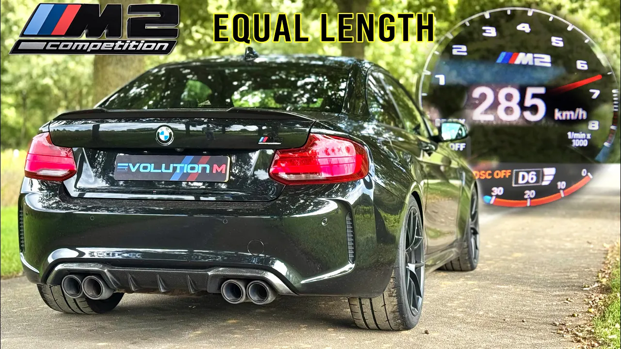 BMW M2 Competition F87 // AA Equal Length GEN 2 with PERFECT SOUND!