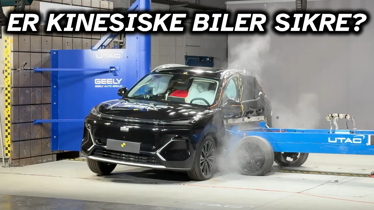 De kræsjet en bil! Geely viser hvor sikre bilene deres er