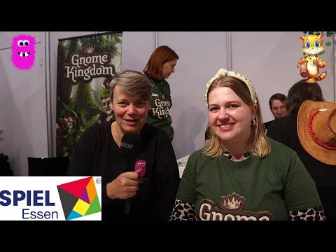 Overview with the designer at Essen Spiel 2024 - Gnome Kingdom