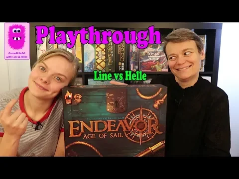 Endeavor: Age of Sail, Playthrough & First Impression (In English, board game, medium game)