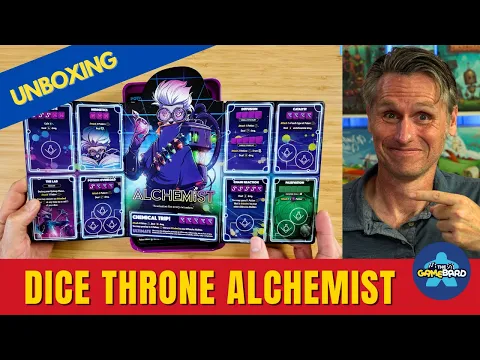 FIRST LOOK! Unboxing Dice Throne: The Alchemist — 1st SINGLE HERO PACK (5/6 Complexity)