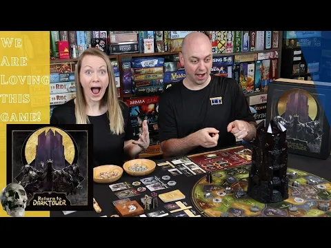 RETURN TO DARK TOWER | Review & Favorite Things with Kim & Louis (a Kickstarter-Backed Game)