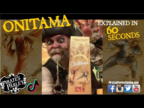 Onitama explained in 60 seconds (with pirates)