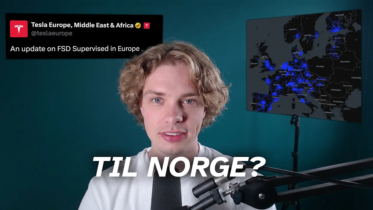 Datoen er satt! Kommer FSD noen gang til Norge?