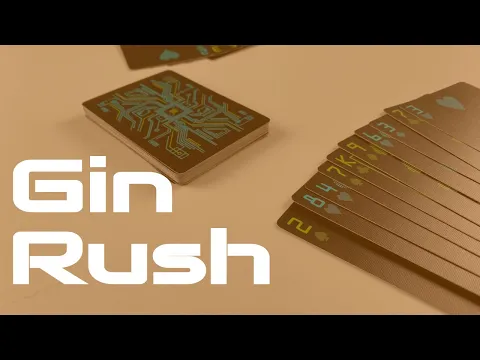 How to Play Gin Rush | a fast paced gin rummy variation | Skip Solo