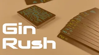 How to Play Gin Rush | a fast paced gin rummy variation | Skip Solo