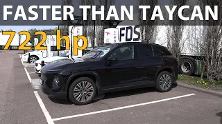 Nio EL7 acceleration, braking and noise test