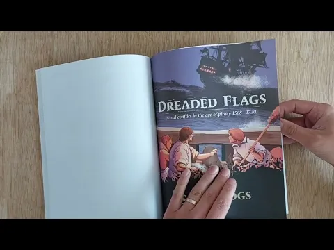 Dreaded Flags: Book Game Unboxing - Flip Through