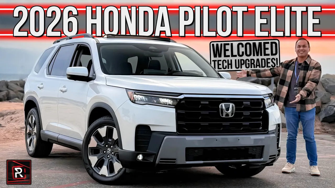 The 2026 Honda Pilot Elite Is A Safe Bet 3-Row Family SUV With An Acura-Like Interior