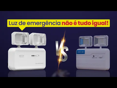 Lúminaria de Emergência 1200lm/W Compact Segurimax