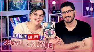 [Règles & Partie] JEKYLL VS HYDE chez Mandoo Games | 2 Joueurs | VOD Live