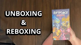 Riftforce: Beyond - Game Expansion Unboxing & Reboxing - What's in the Box?
