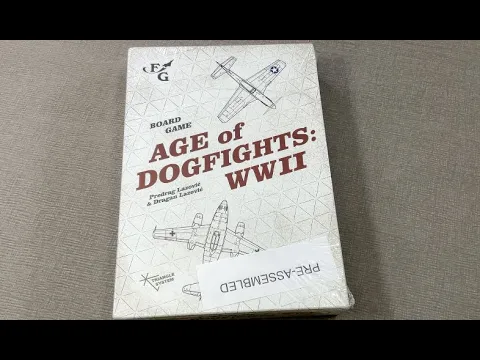 TDG: Age of Dogfights: WWII unboxing with Ray