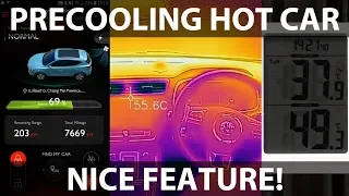 MG ZS EV precooling from app