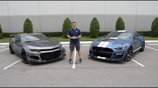 Is the 2020 Ford Shelby GT500 a BETTER performance car than a Camaro ZL1 1LE?