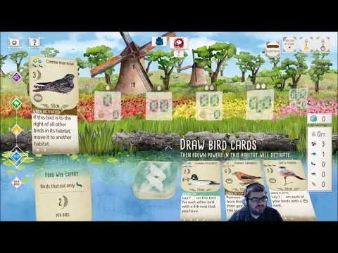DGA Plays Digital Board Games: Wingspan w/ European Expansion - Full 1 vs 1 - AI Game