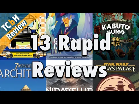 TCbH Rapid Reviews - All 13 New Games I Played at Platypus Con 2022