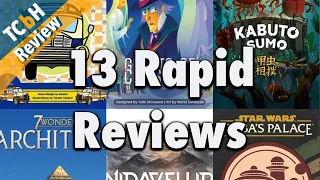 TCbH Rapid Reviews - All 13 New Games I Played at Platypus Con 2022