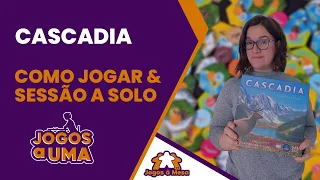 Cascadia - Como jogar e sessão a solo | Jogos a Uma
