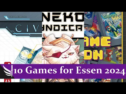 Top 10 Board Games for Essen 2024